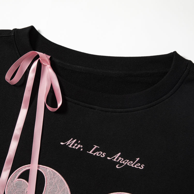 RIBBON SWEATSHIRT